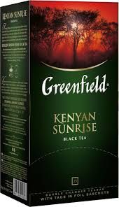 Чай Greenfield Kenyan Sunrise черный, в пакетиках, 2г*25п