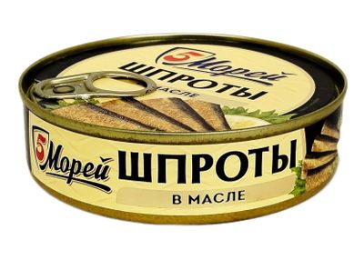 Шпроты в масле ГОСТ 160г. 5М (№2 ключ) 1/24