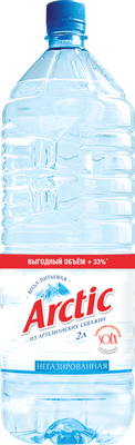 Вода питьевая "АРКТИК" ("ARCTIC") негазированная 2 л ПЭТ