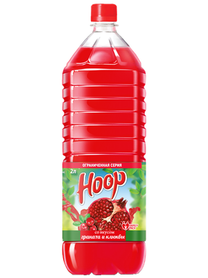 HOOP Гранат и Клюква (6 шт.) 2 л ПЭТ (МЕГАПАК)