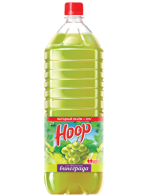 Напиток Hoop Виноград, негазированный, 2л.