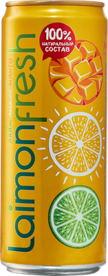 Газированный напиток Laimon Fresh Манго 0,33 л