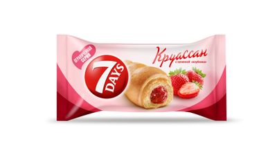 Круассаны миди 7 DAYS крем клубника 20х65г