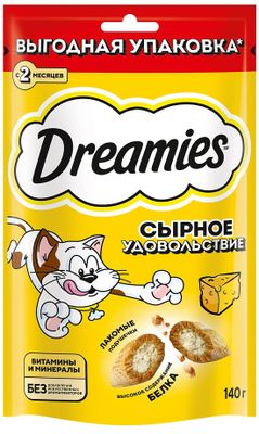 Лакомство для кош Dreamies с добавлением сыра 12*140г