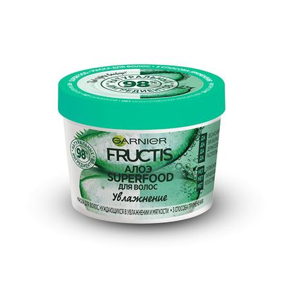 Маска для волос GARNIER Fructis 390мл Superfood АЛОЭ