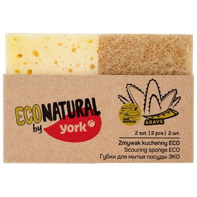 Губки для посуды YORK ECO NATURAL 2шт