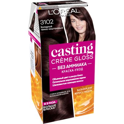 Краска для волос L'OREAL Casting Creme Gloss 3102 Хол.Т-К