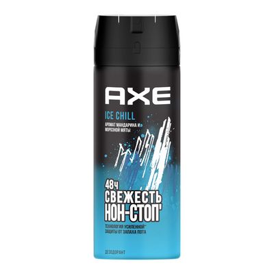 Дезодорант для тела AXE/АКС 150мл Айс Чилл спрей