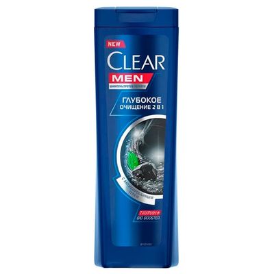 Шампунь-базьзам CLEAR/КЛИАР MEN VITA ABE 400мл Против перхоти 2в1 Глубокое очищение