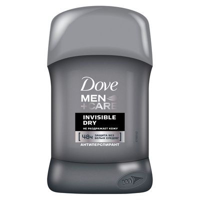 Дезодорант для тела DOVE MEN 50мл Экстразащита без белых следов стик