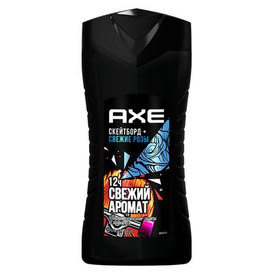 Гель для душа AXE 250мл СКЕЙТБОРД И РОЗЫ