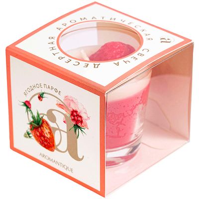 Свеча Aromantique 60гр Ароматическая Ягодное парфе