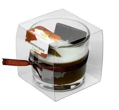 Свеча Aromantique 60гр Ароматическая Шоколадное суфле