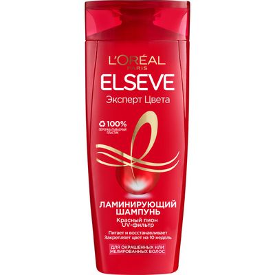 Шампунь для волос L'OREAL Elseve 400мл Эксперт цвета