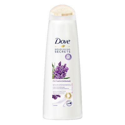 Бальзам-ополаскиватель DOVE/ДАВ HAIR THERAPY 350мл Лаванда и розмарин Густота и сила