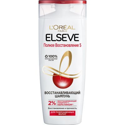 Шампунь для волос L'OREAL Elseve 400мл Полное восстановление 5