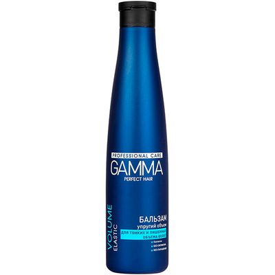 Бальзам-ополаскиватель для волос GAMMA Perfect Hair 350мл для тонких и лишенных объема упругий объем в/фл.*6