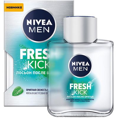 Лосьон после бритья NIVEA MEN FRESH KICK 100мл Свежесть и увлажнение