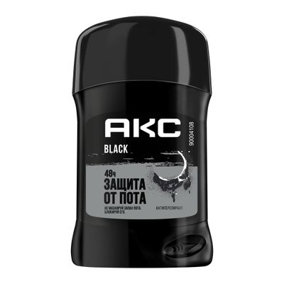 Дезодорант для тела AXE/АКС 50мл мужской БЛЭК стик
