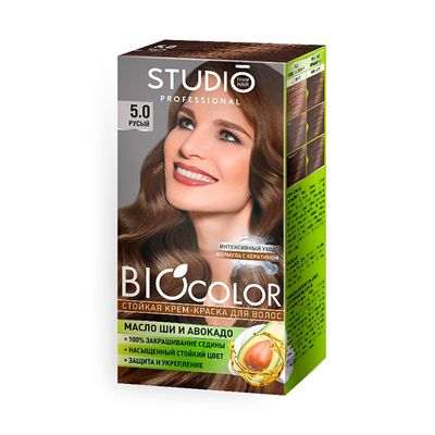 Крем-краска для волос Biocolor 50/50/15мл 5.0 Русый