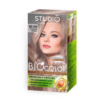 Крем-краска для волос Biocolor 50/50/15мл 90.105 Пепельный блондин