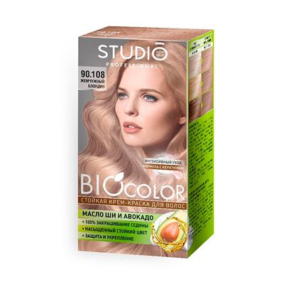 Крем-краска для волос Biocolor 50/50/15мл 90.108 Жемчужный блондин