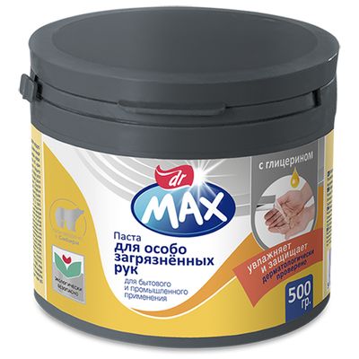 Паста с глицерином Dr MAX 500г для особо загрязненных рук (Сибирь)