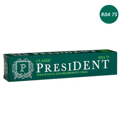 Зубная паста PRESIDENT 75г Classic