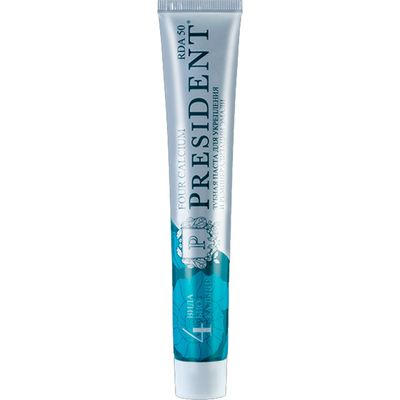 Зубная паста PRESIDENT 75мл FOUR CALCIUM