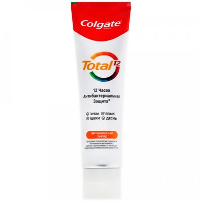 Зубная паста COLGATE TOTAL 100мл Витамин С