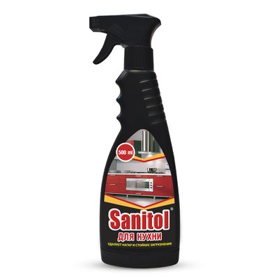 Средство чистящее SANITOL 500мл ДЛЯ КУХНИ с распылителем