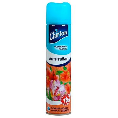Освежитель воздуха CHIRTON 300мл Антитабак*12