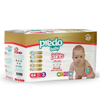 Подгузники-трусики для детей PREDO Baby 44шт №3 (4-9кг)