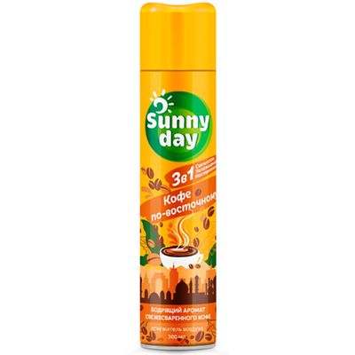 Освежитель воздуха SUNNY DAY 300см3 Кофе по-восточному