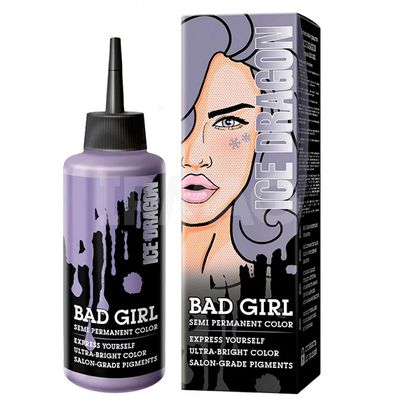 Оттеночный бальзам для волос Bad Girl 150мл Ice Dragon (серый)*6