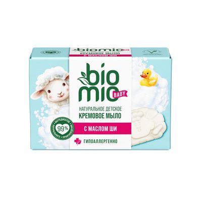 Мыло туалетное BIO MIO BABY Bio Soap 90г Крем-мыло Детское
