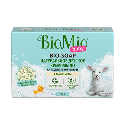 Мыло туалетное BIO MIO BABY Bio Soap 90г Крем-мыло Детское