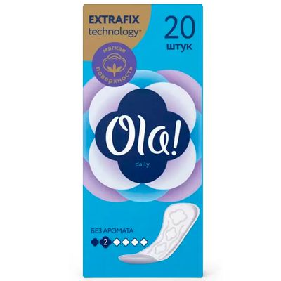 Ежедневные женские прокладки OLA! DAILY LARGE 20шт *20
