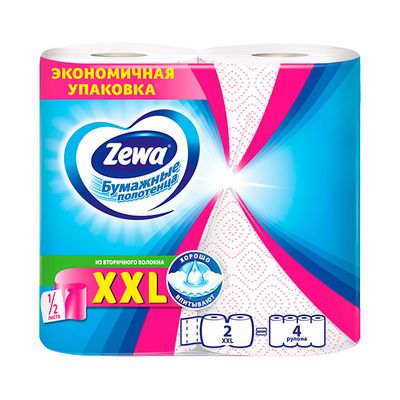 Бумажные полотенца ZEWA Decor 2шт XXL