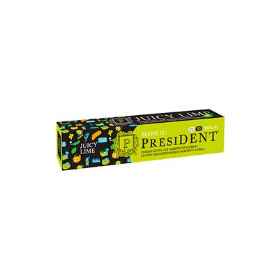 Зубная паста PRESIDENT 70г Juicy lime 12+