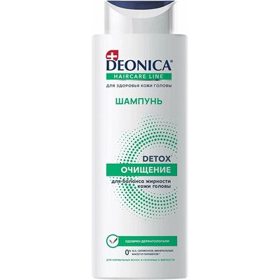 Шампунь для волос DEONICA 380мл Detox очищение