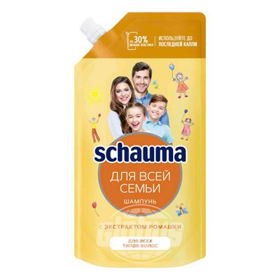 SCHAUMA 250мл Шампунь для волос Для Всей Семьи Дой-пак