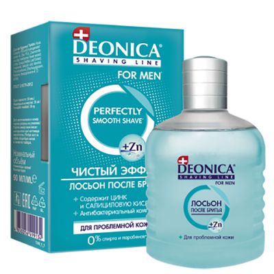 Лосьон после бритья DEONICA FOR MEN 90мл Чистый эффект