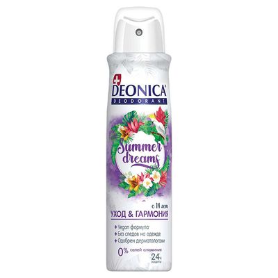 Дезодорант для тела DEONICA  150мл Summer Dreams спрей