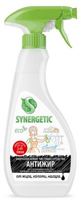 Средство чистящее универсальное SYNERGETIC 500мл для удаления жира, копоти и нагара Антижир