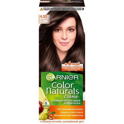 Краска для волос GARNIER Color Naturals 110мл 4 Каштан