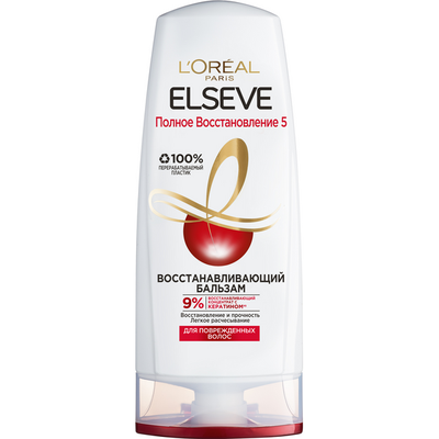 Бальзам-ополаскиватель для волос L'OREAL Elseve 200мл Полное Восстановление 5