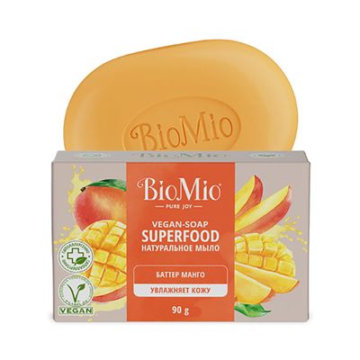 Мыло туалетное BIO MIO Bio Soap 90г натуральное Манго