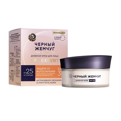 Крем для лица ЧЕРНЫЙ ЖЕМЧУГ 48мл дневной для молодой кожи SPF 30