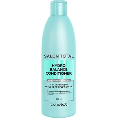 Кондиционер для волос CONCEPT SALON TOTAL 300мл Увлажняющий Hydrobalance